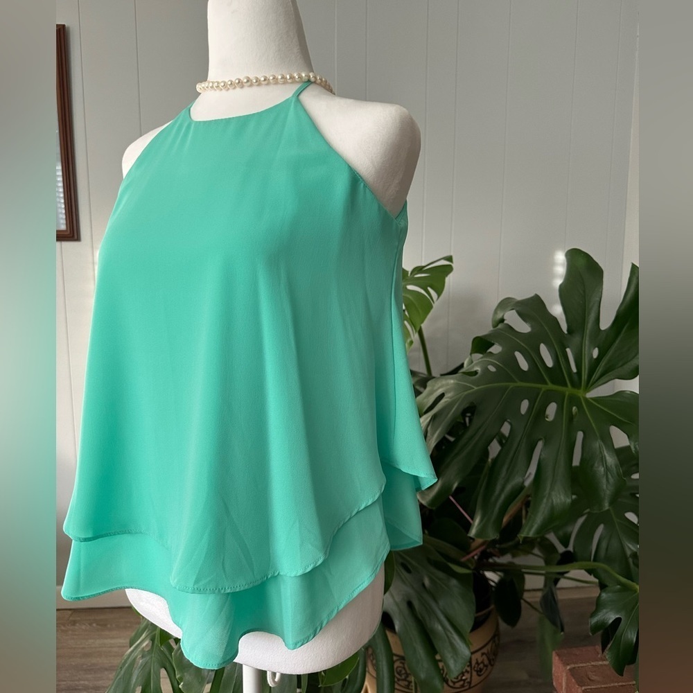 🛍️ Pink Rose sleeveless top excellent condition.